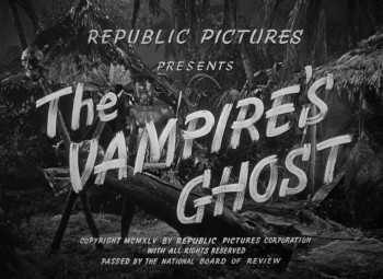 The Vampire's Ghost (1945) download